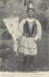 1910 Ozaze (Joana Arc-ekoa)</b><br />Ossas - La pastorale - Un pastoralien dans le rôle de Jeanne d'Arc